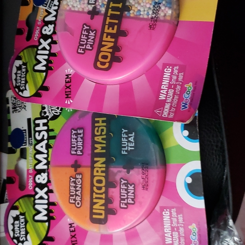 Compound kings mix &Mash super stretchy  mini slime & pop pops snotz bundle pack